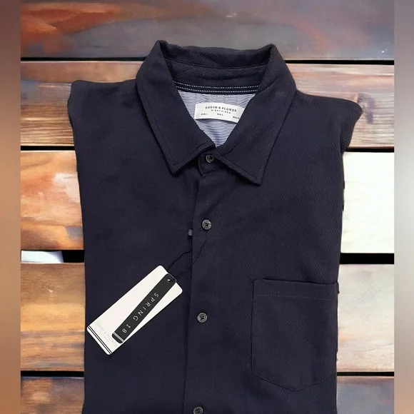 Denim & Flower Shirt - Picture 3 of 7